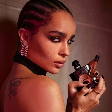 ysl weeknd|Zoe Kravitz Captivates in YSL Black Opium Perfume .